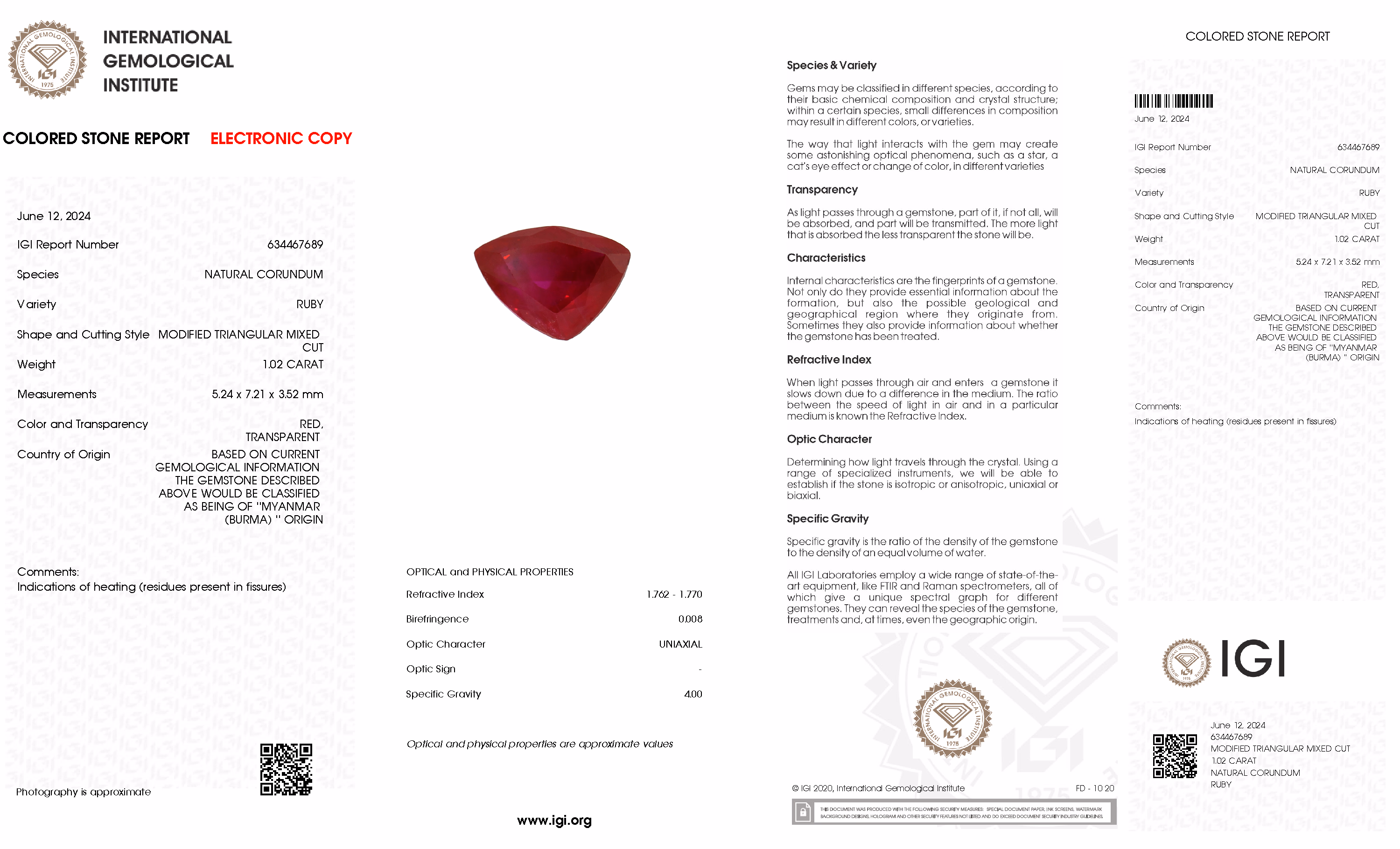 IGI lab report