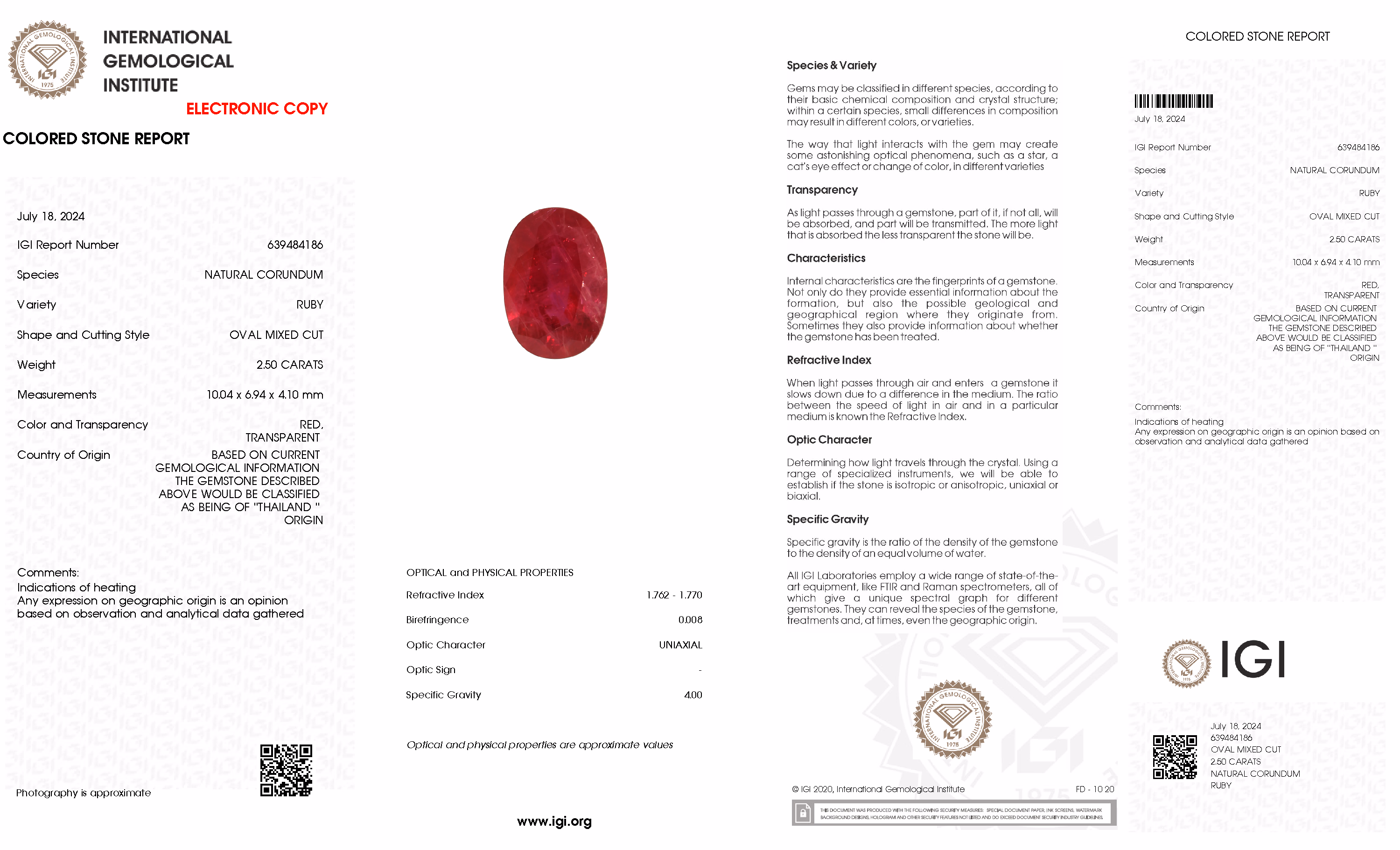 IGI lab report