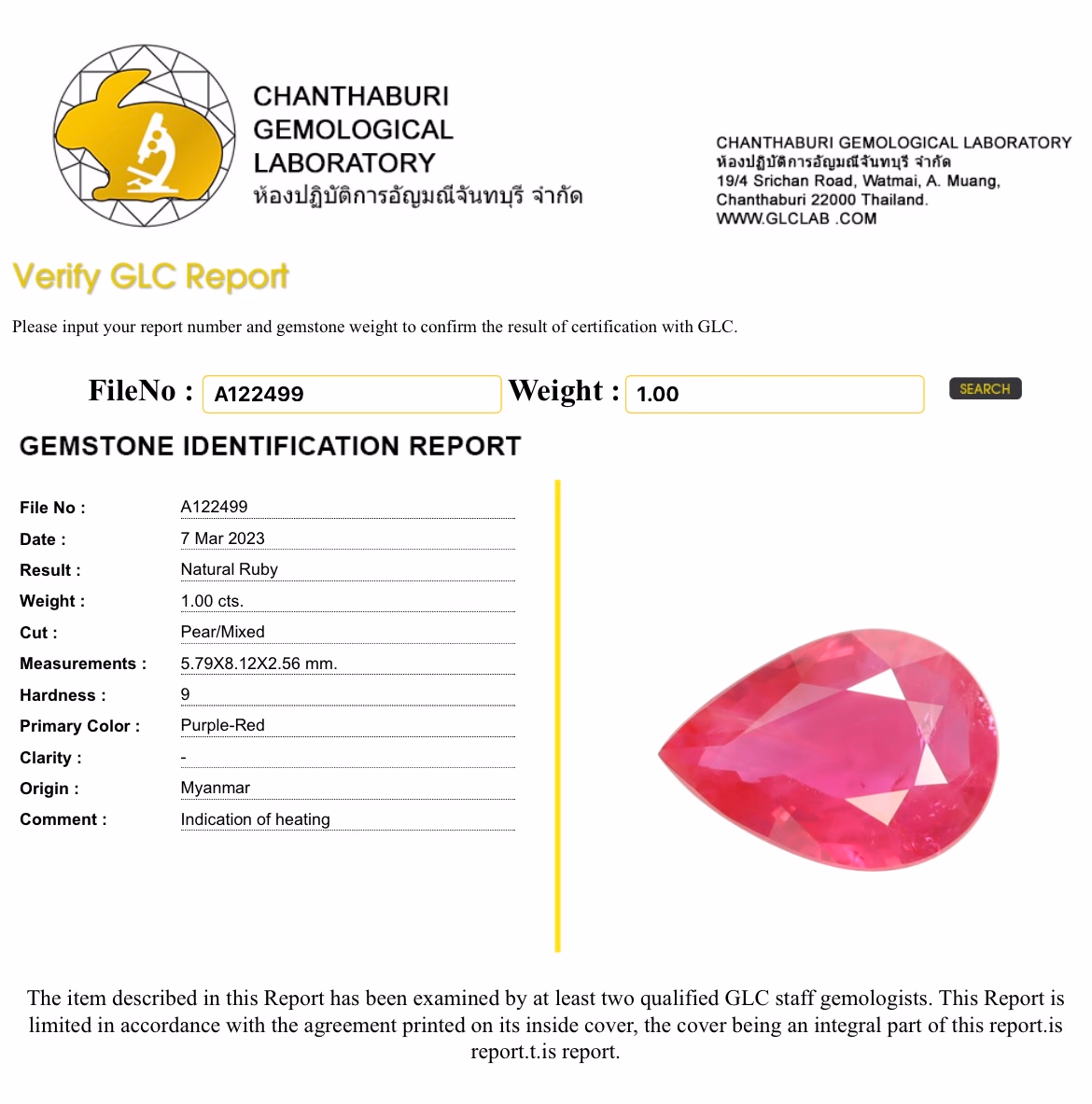 GLC lab report
