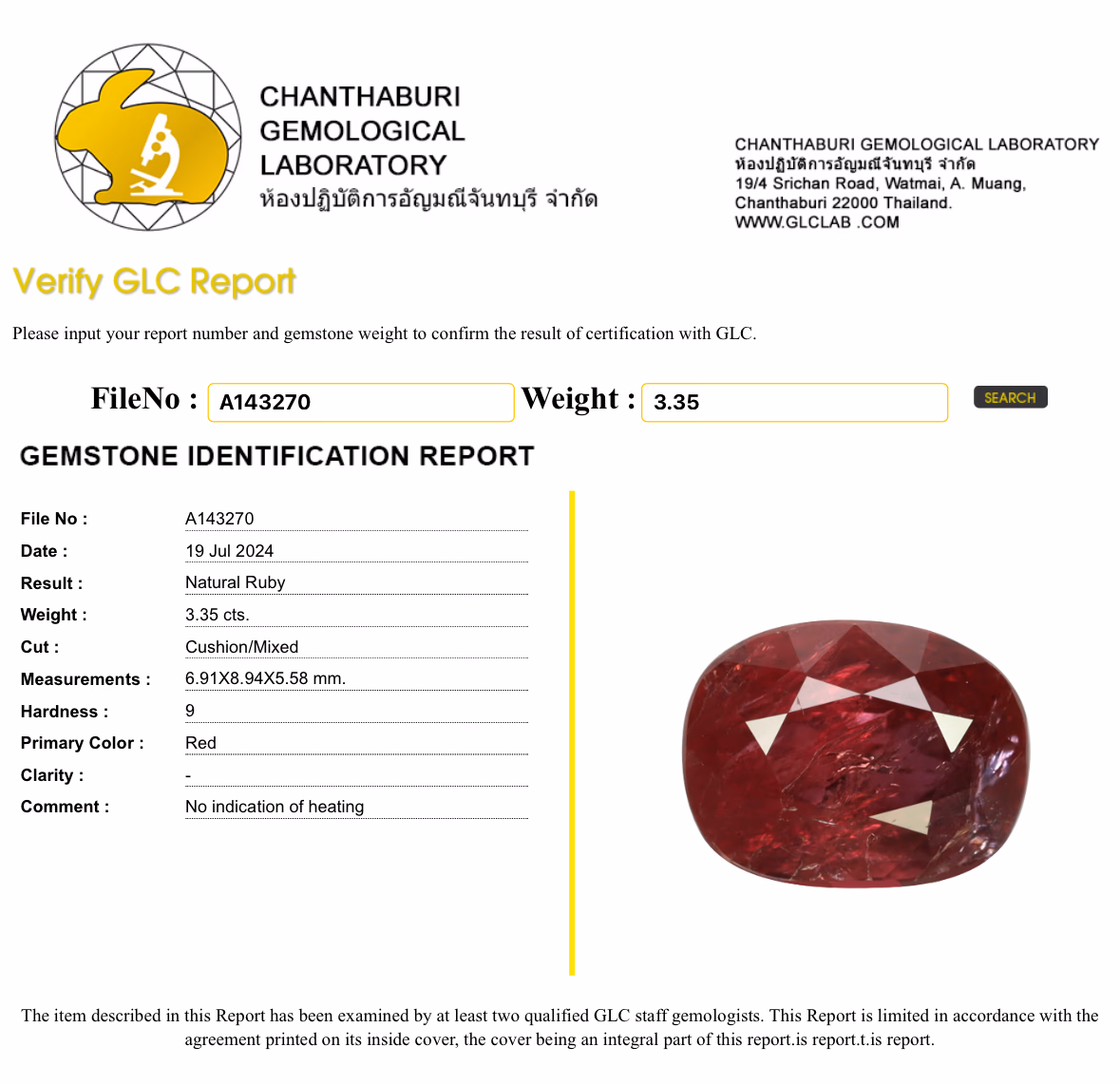 GLC lab report