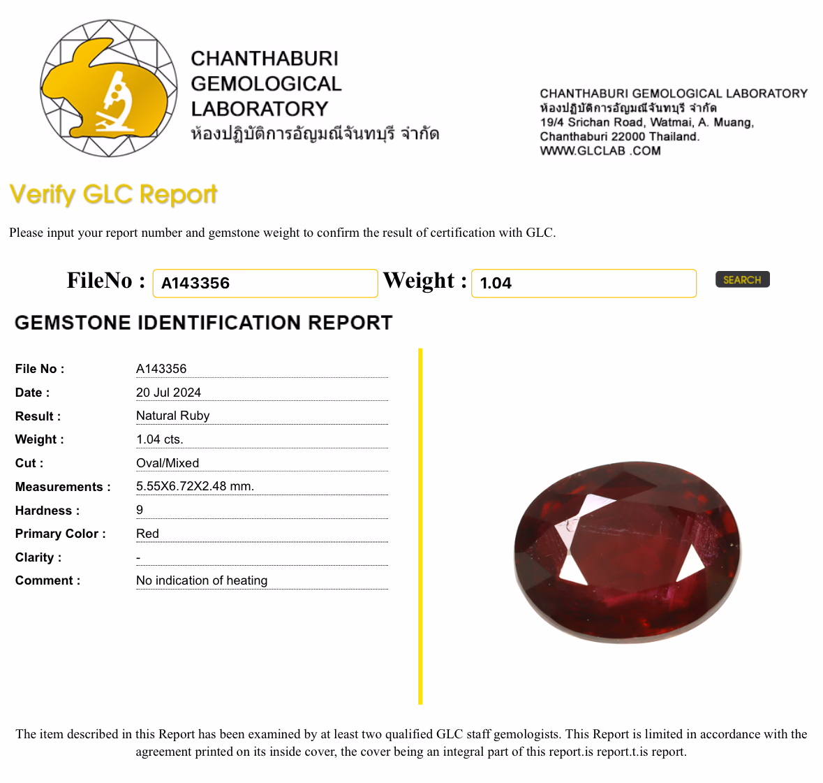 GLC lab report