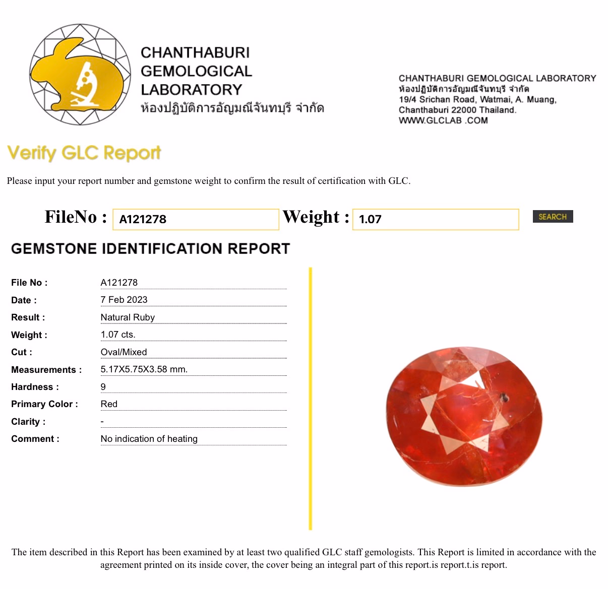 GLC lab report