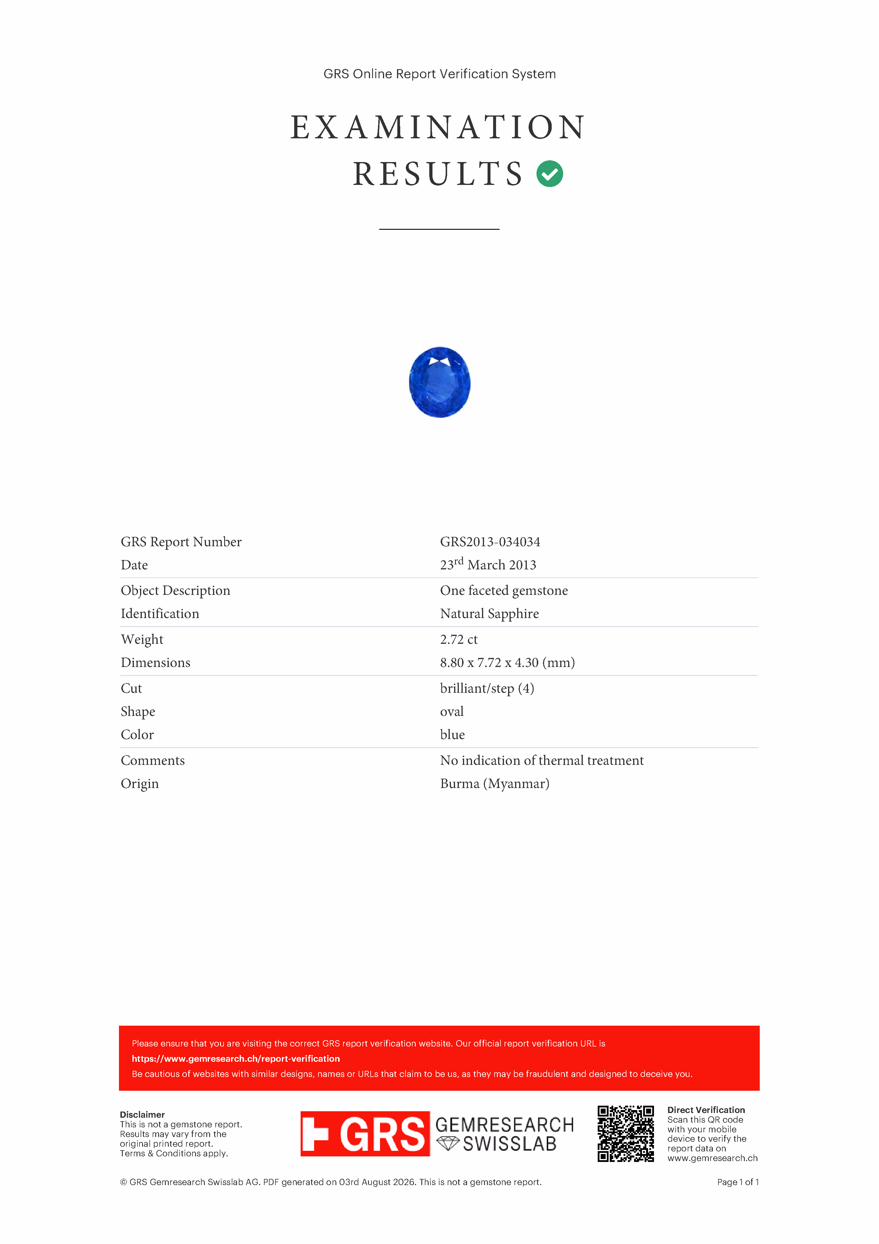 GRS lab report