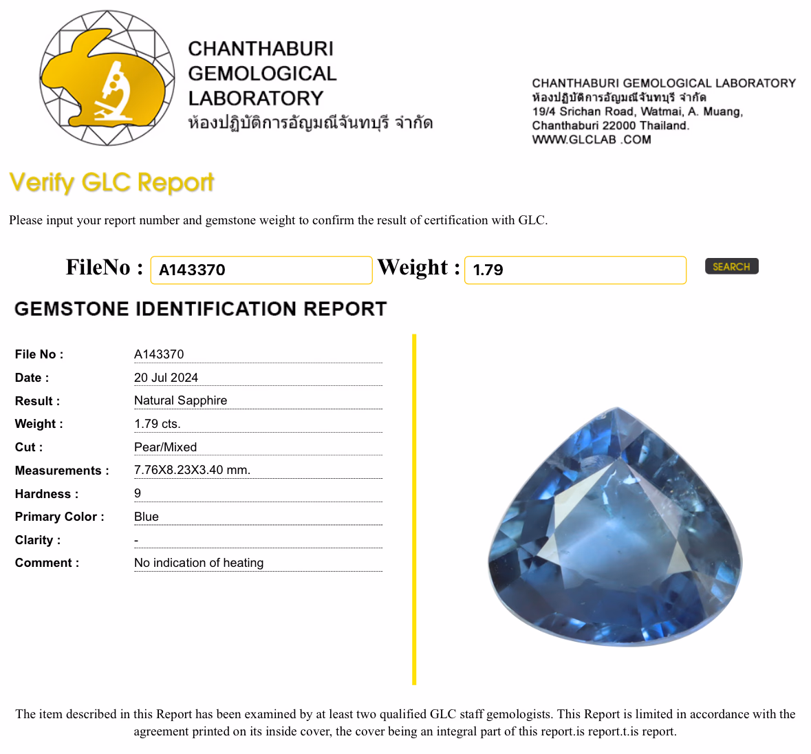 GLC lab report