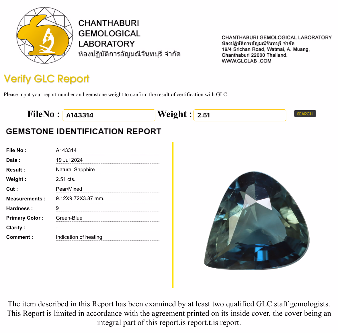 GLC lab report