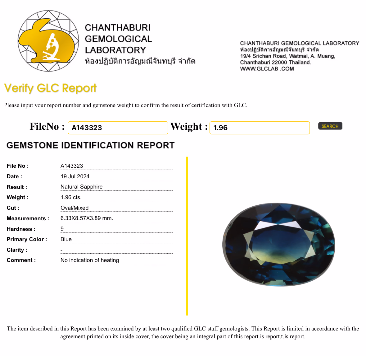 GLC lab report