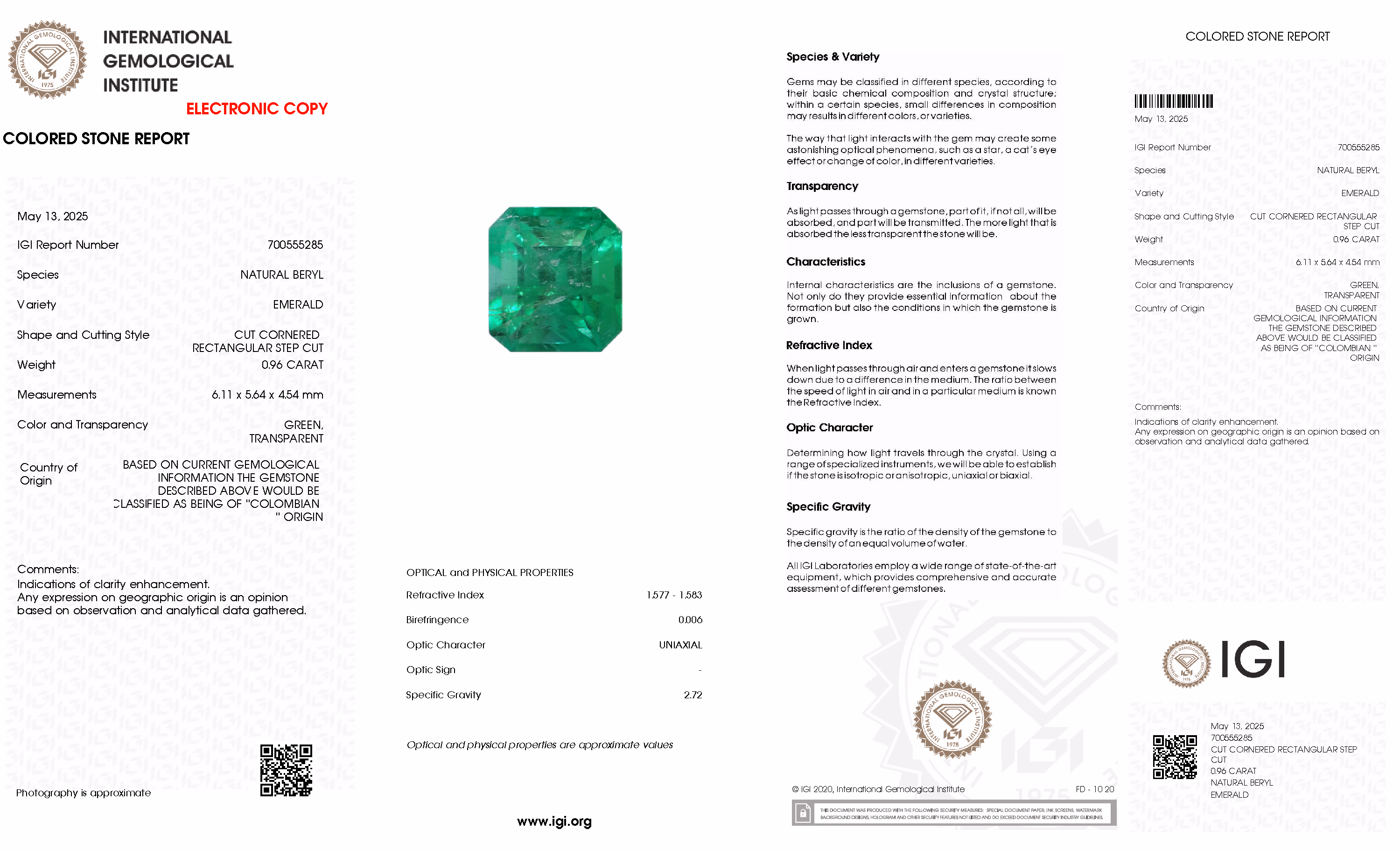 IGI lab report