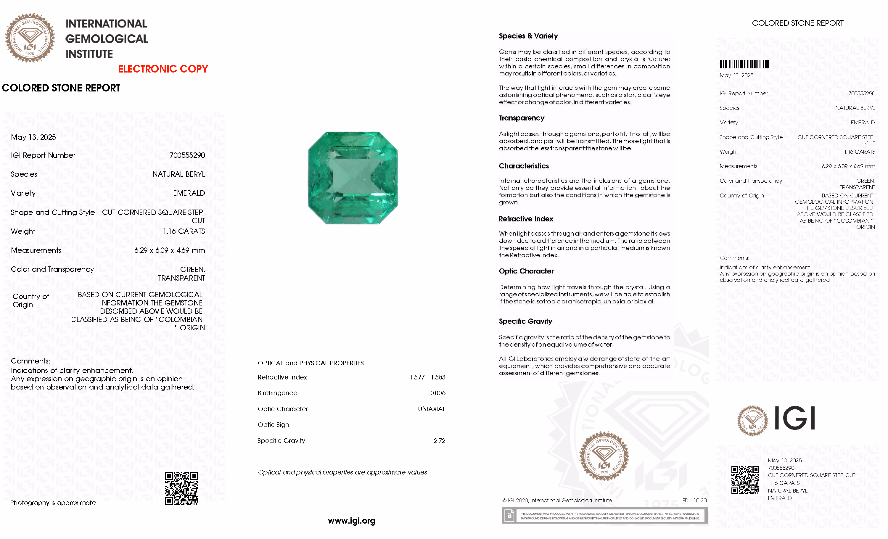 IGI lab report
