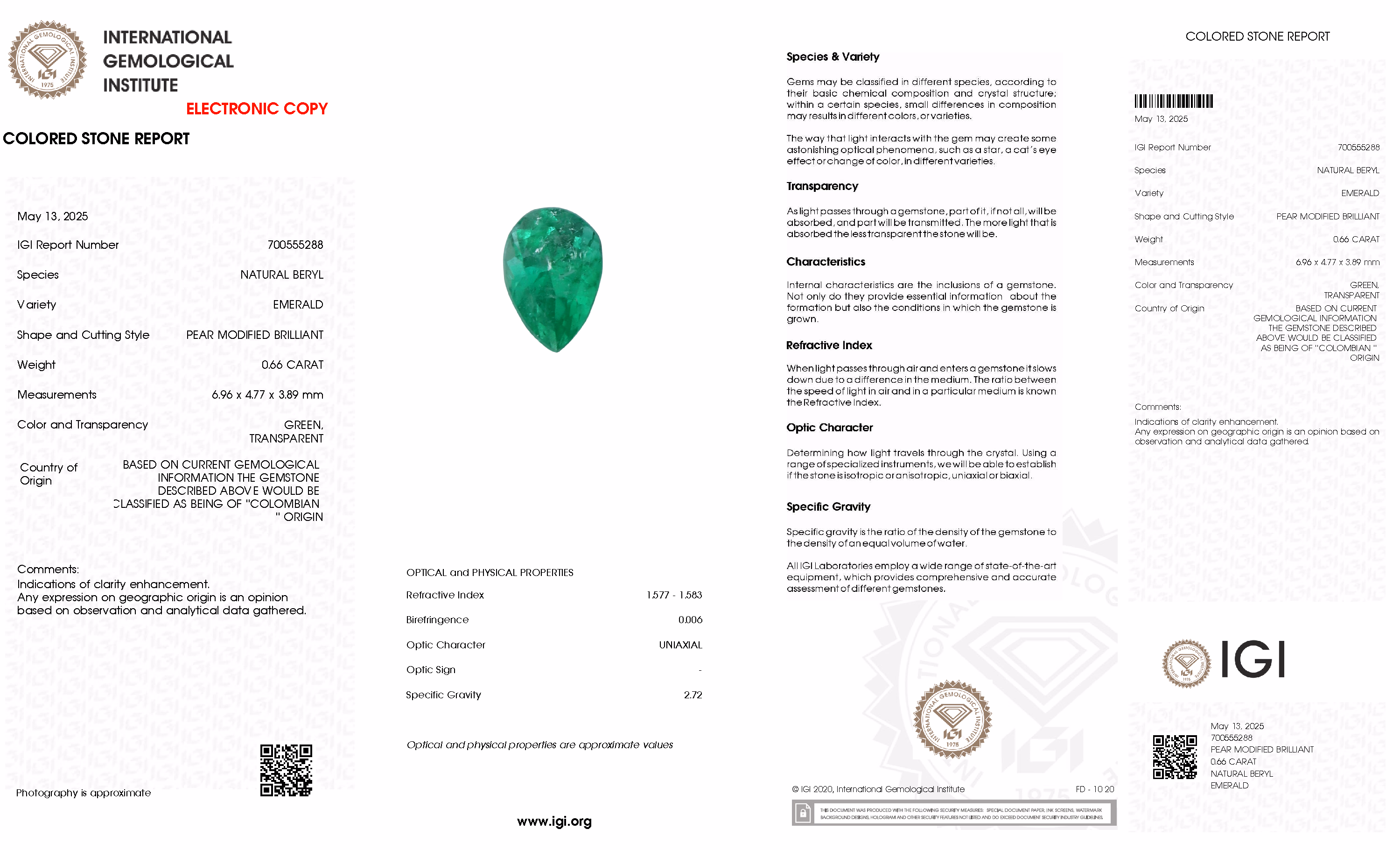 IGI lab report