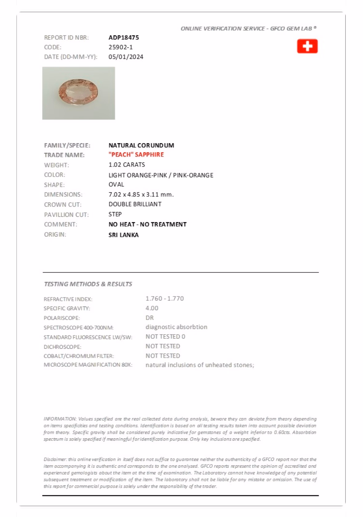 GFCO lab report
