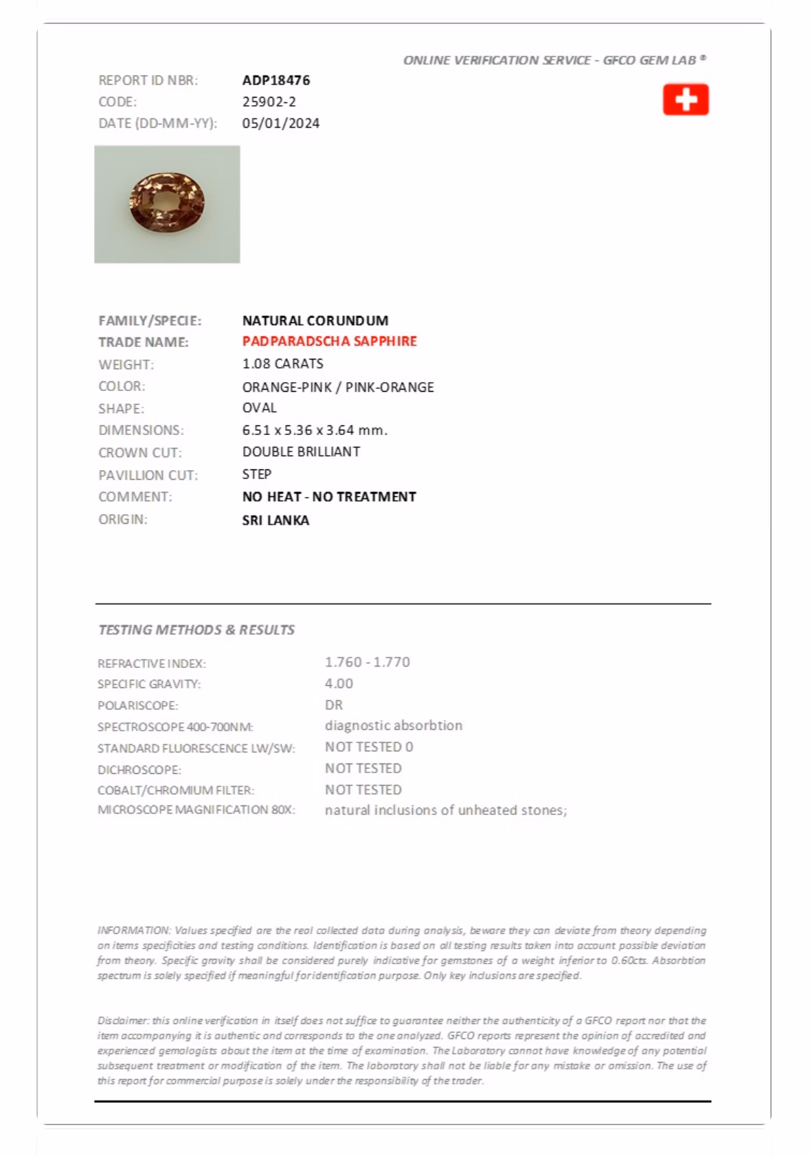 GFCO lab report