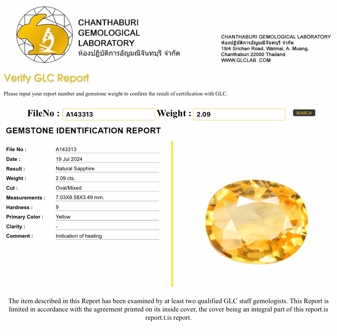 GLC lab report