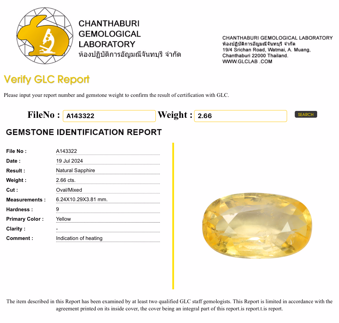 GLC lab report