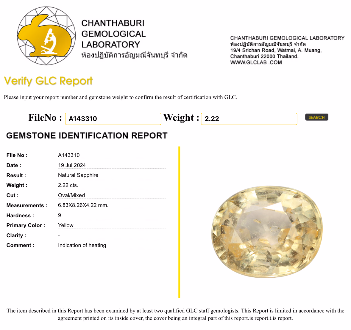 GLC lab report