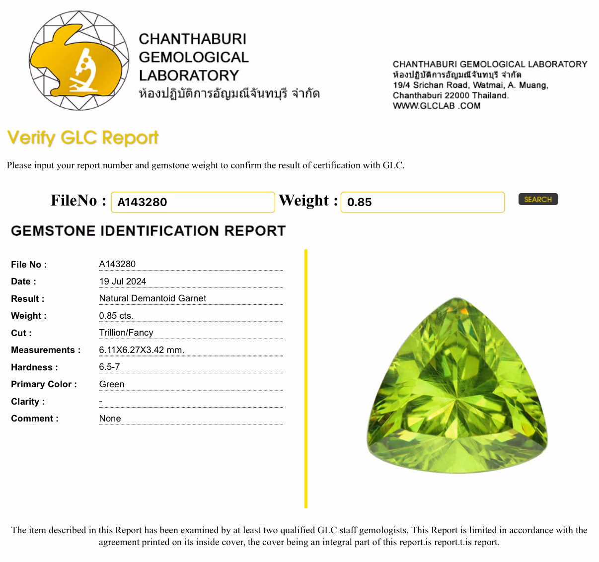 GLC lab report