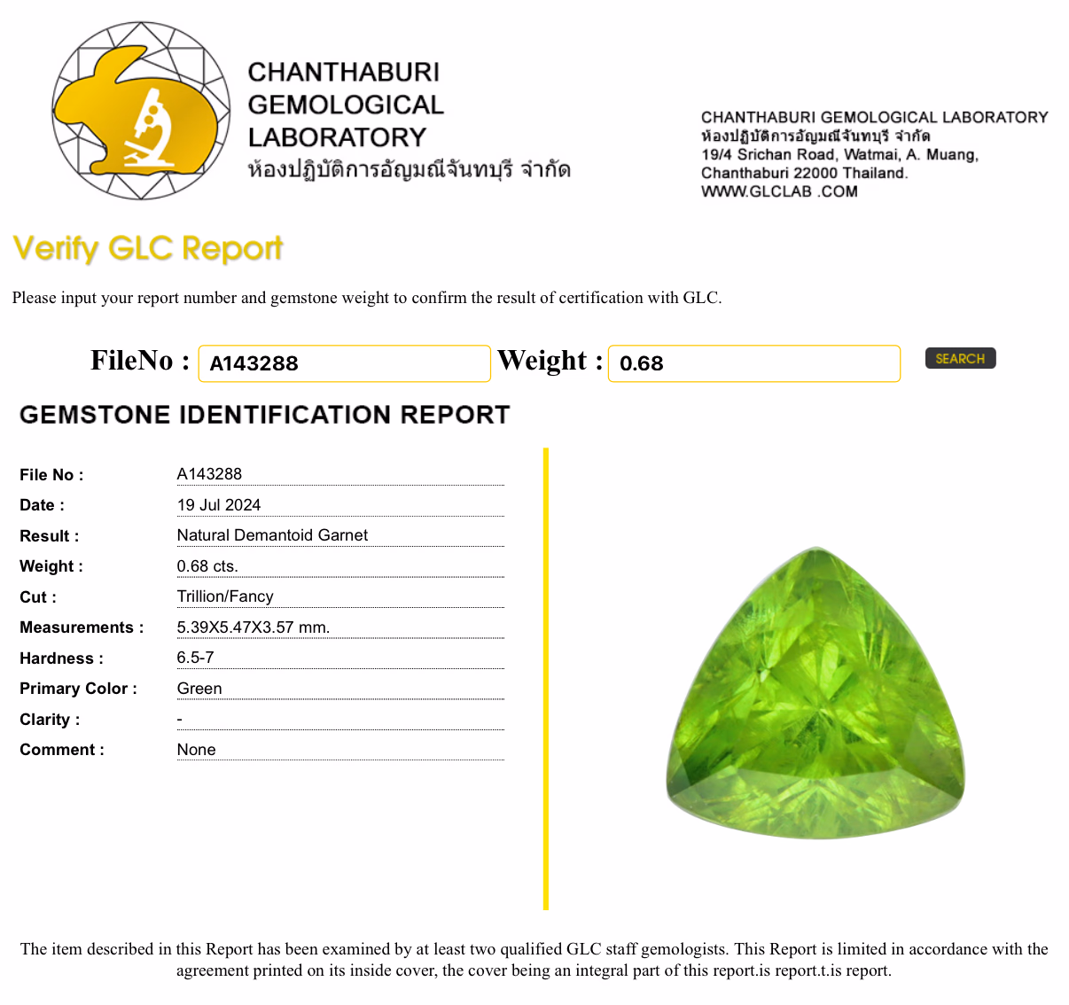 GLC lab report