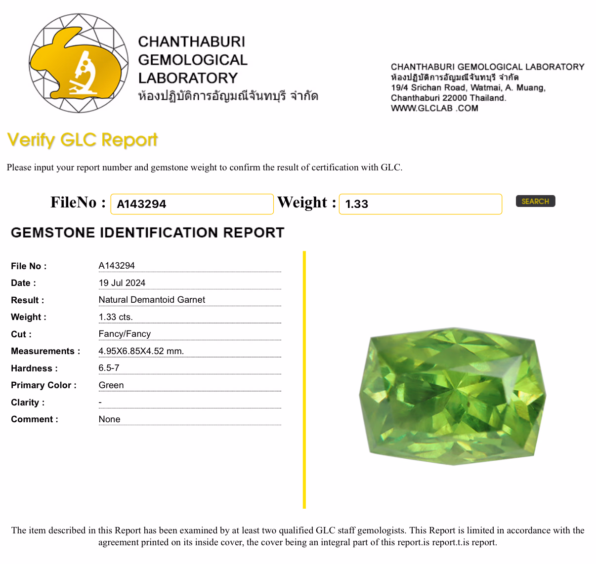 GLC lab report