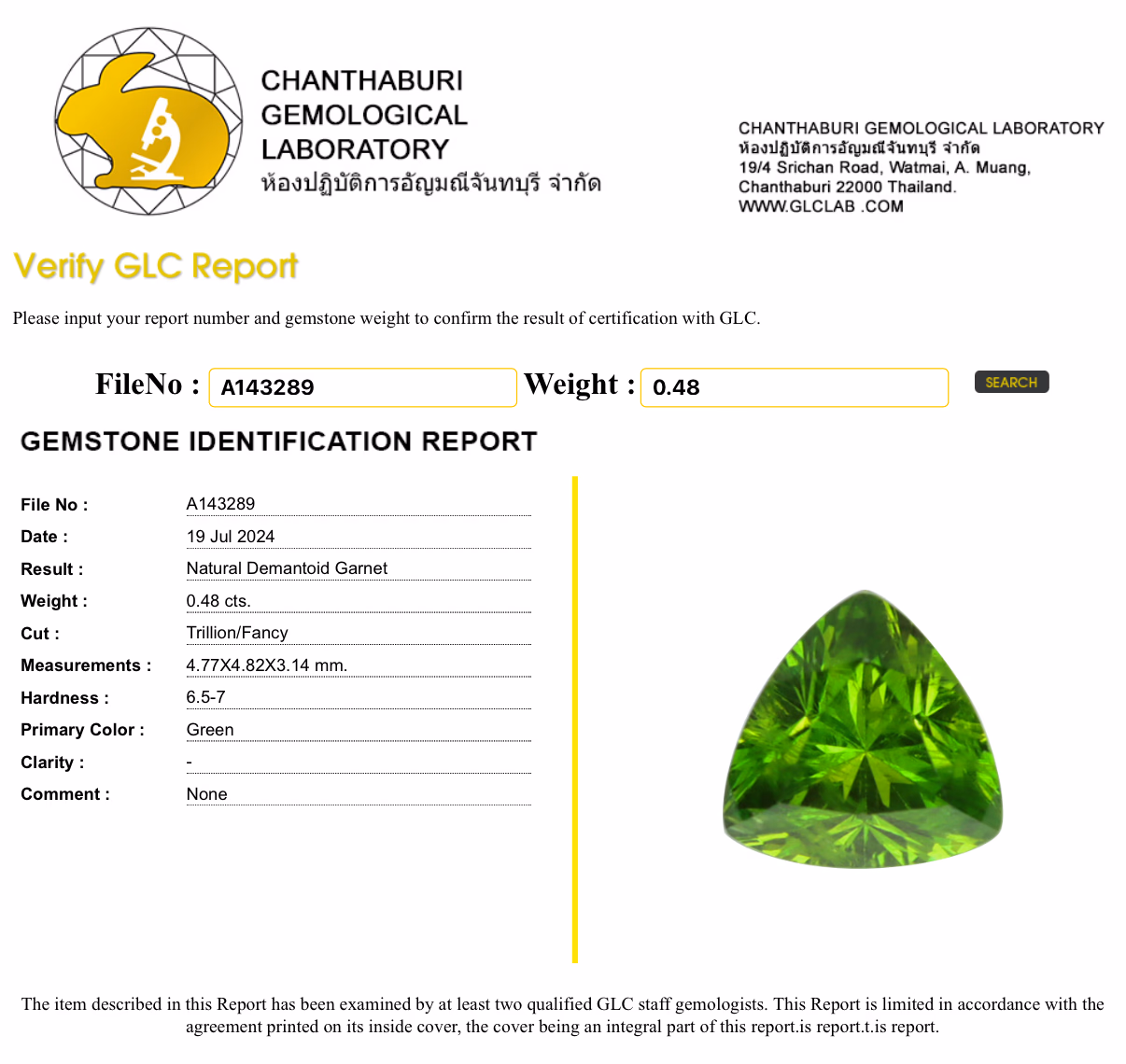 GLC lab report