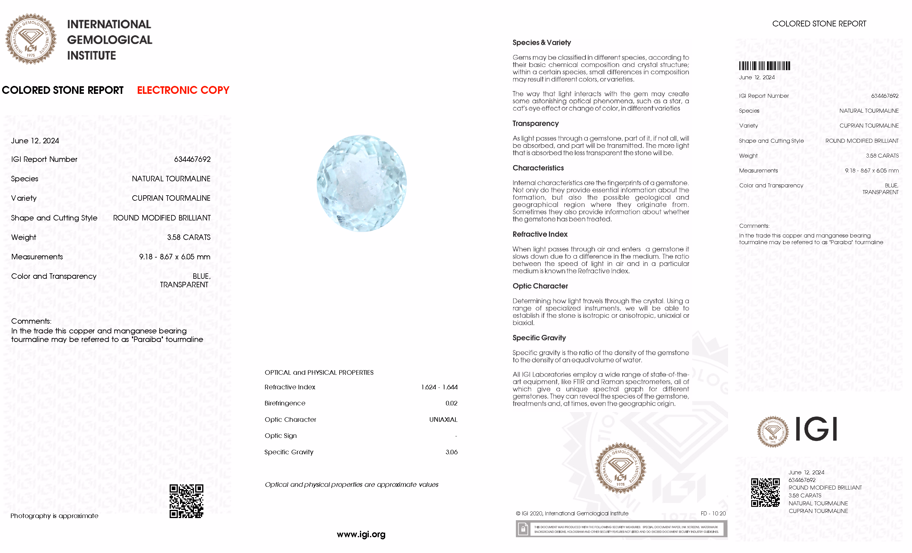 IGI lab report