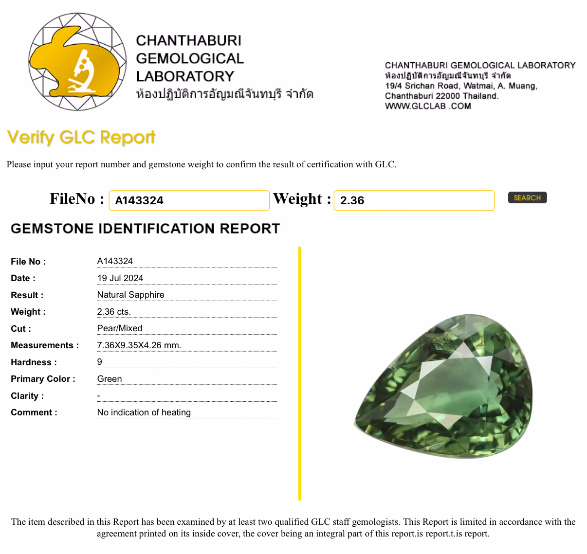 GLC lab report
