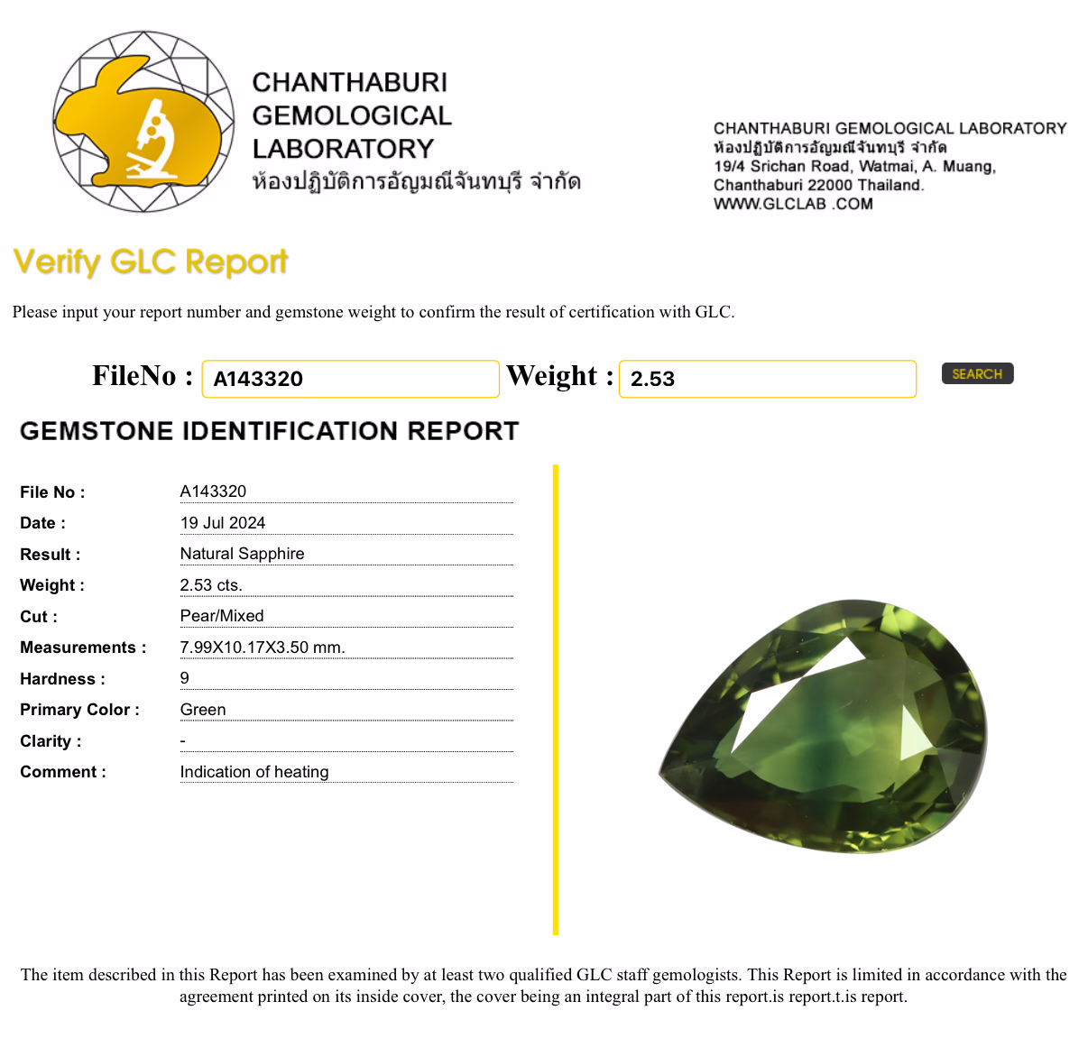 GLC lab report
