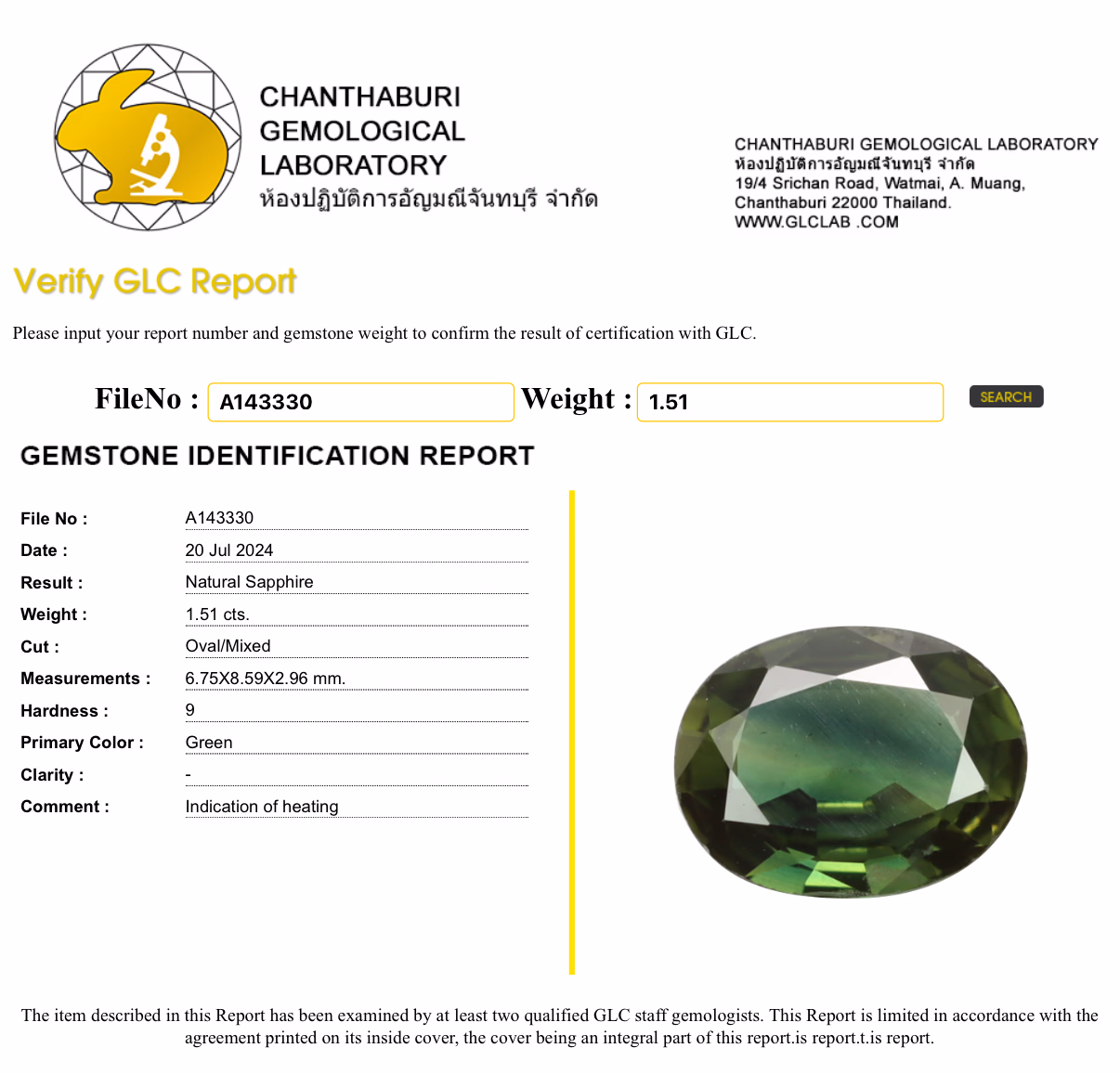 GLC lab report