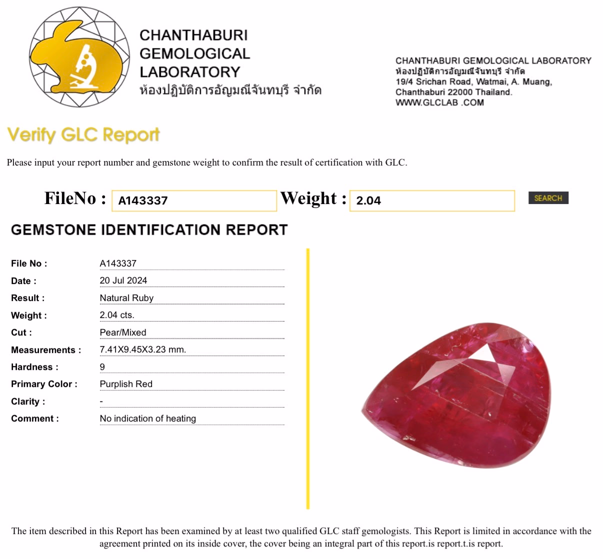 GLC lab report