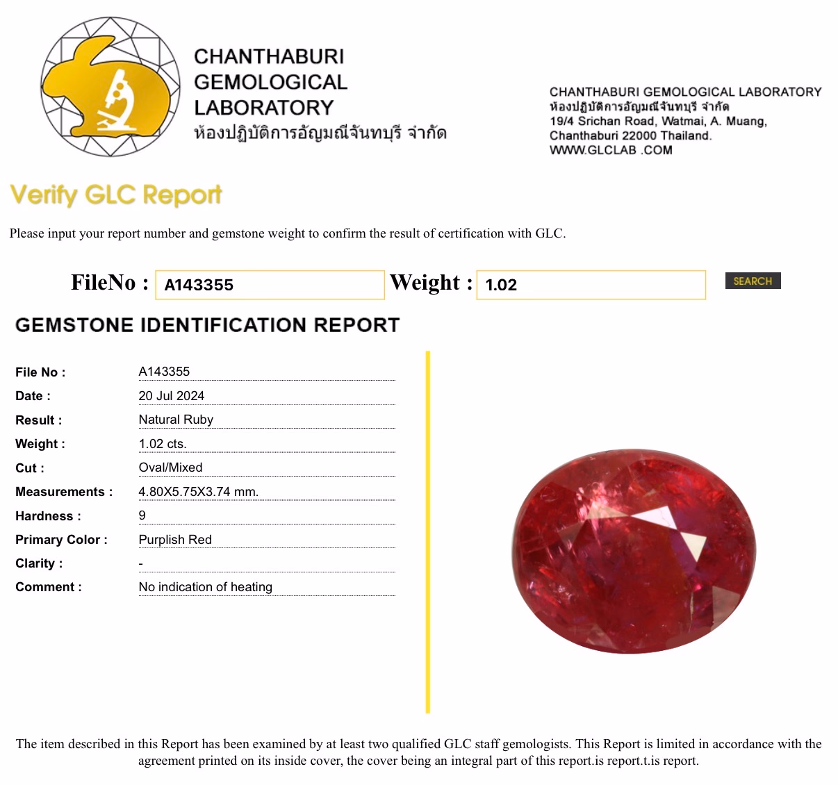 GLC lab report
