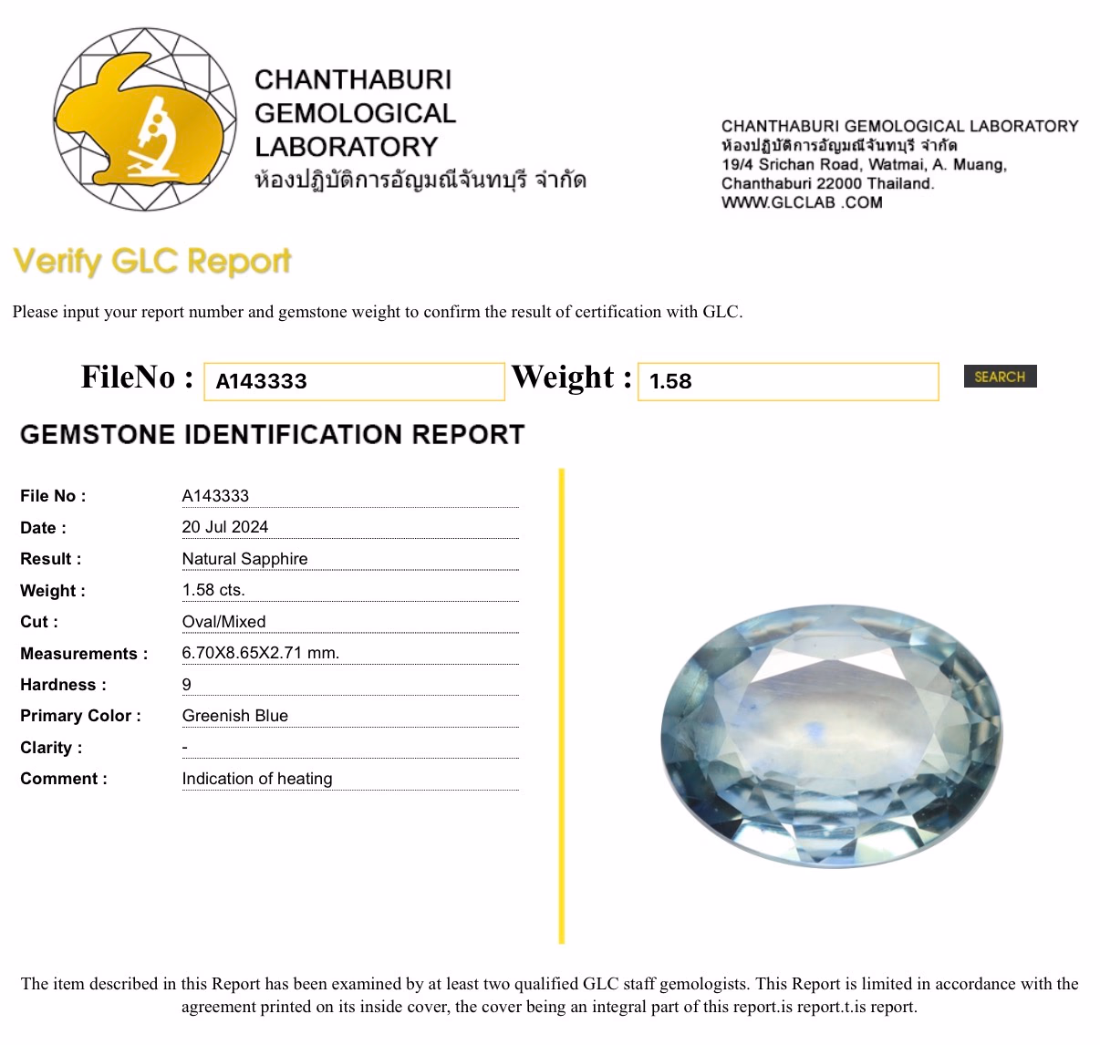 GLC lab report