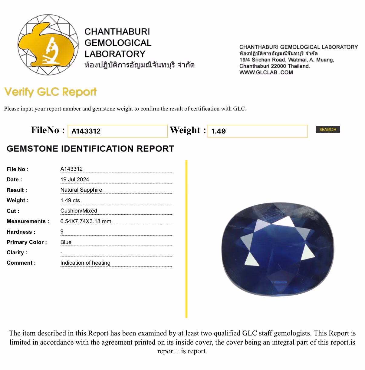 GLC lab report