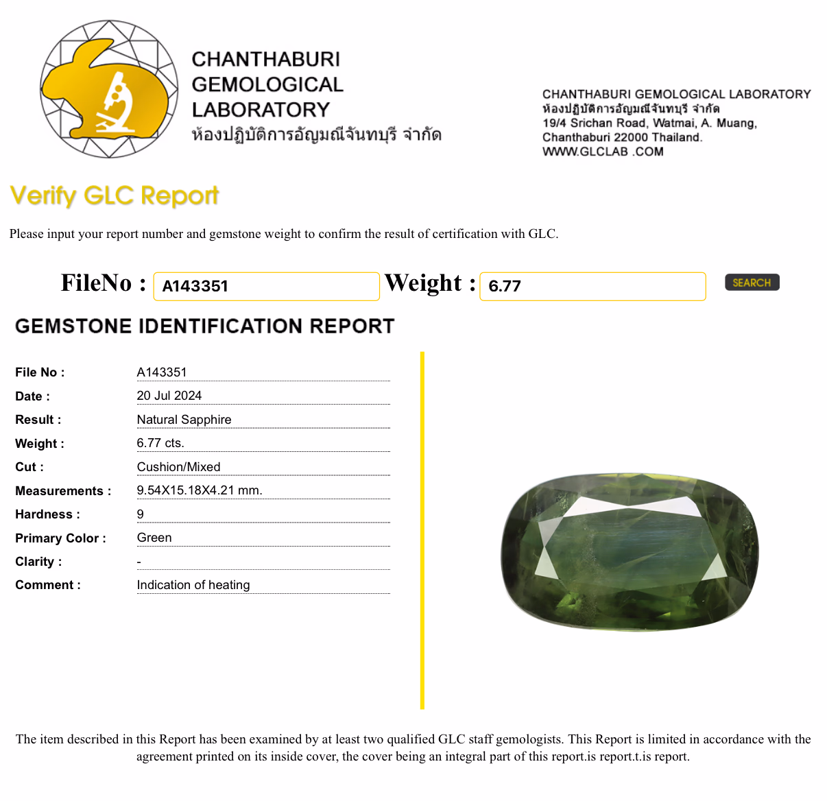GLC lab report