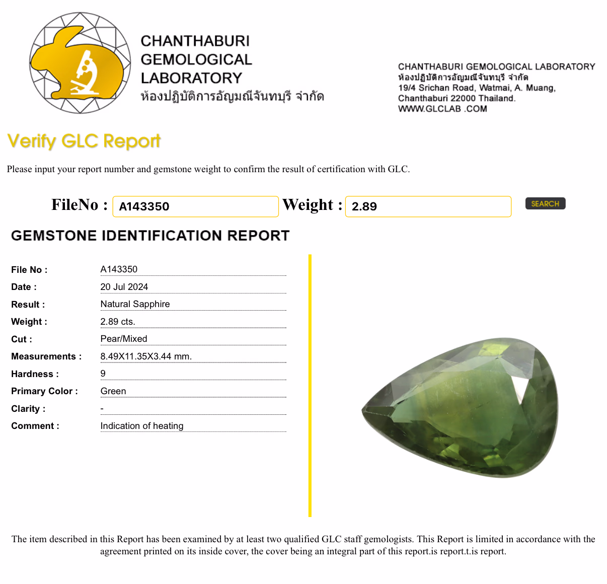 GLC lab report