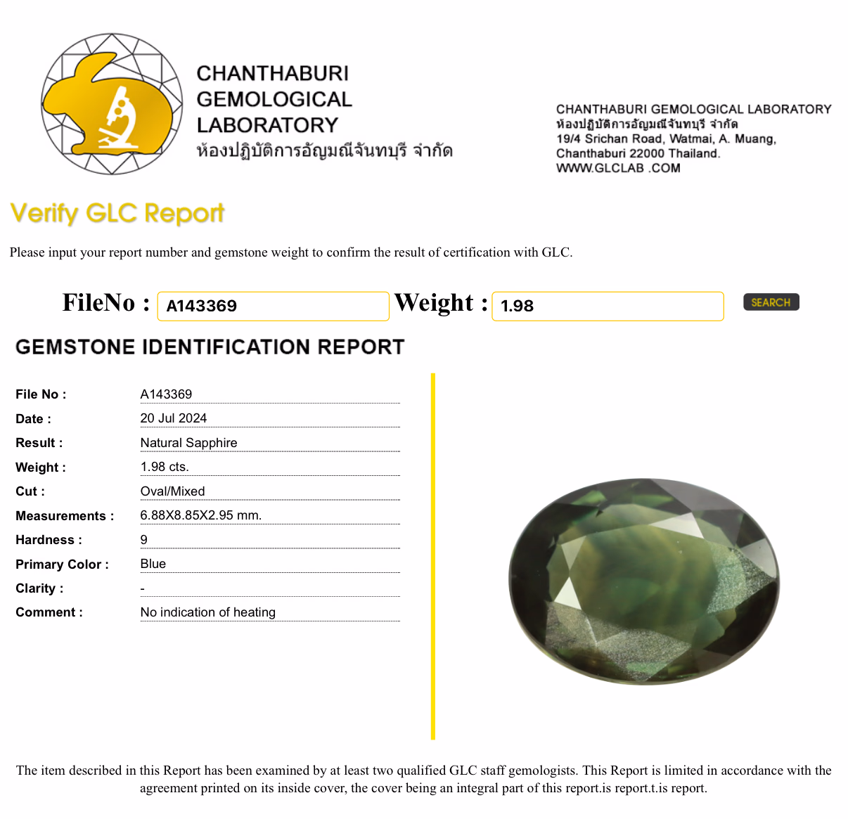 GLC lab report
