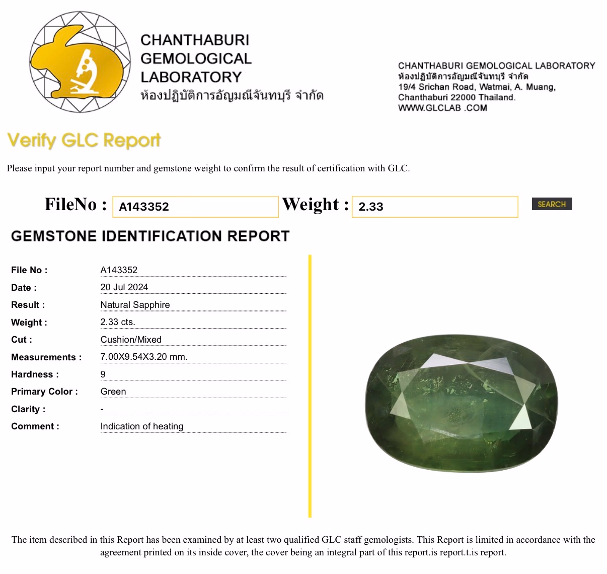 GLC lab report