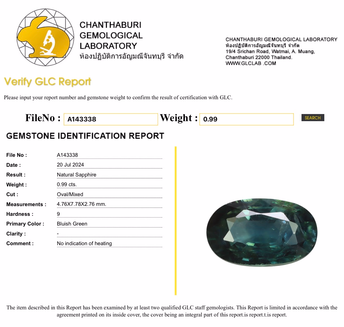 GLC lab report