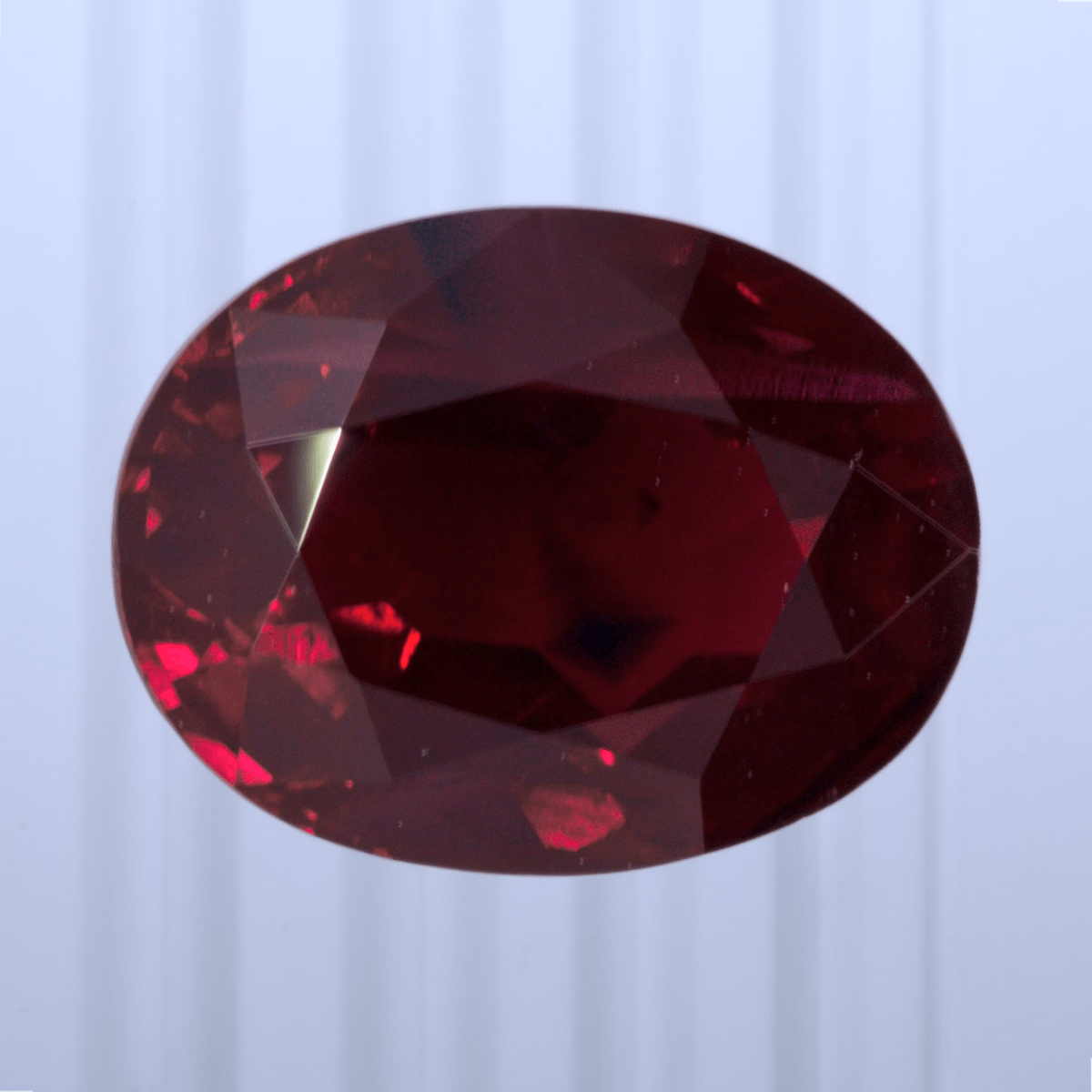 1.14 ct Pigeon's Blood Ruby, Myanmar (Burma), Unheated/Untreated, Oval Cut, photo 1 of 4