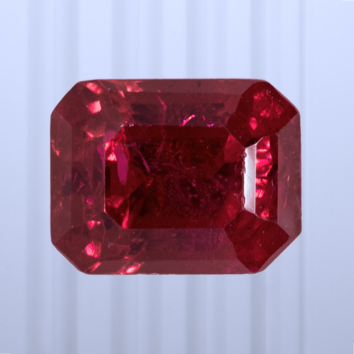 1.45 ct Ruby, Tajikistan, Unheated/Untreated, Emerald Cut, photo 1 of 4