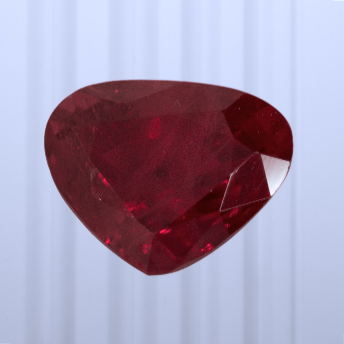 1.11 ct Ruby, Myanmar (Burma), Heated, Heart Cut, photo 1 of 4