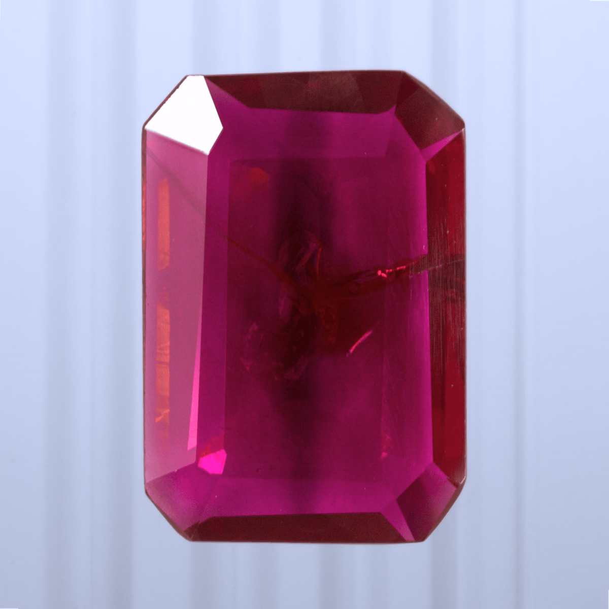 1.10 ct Ruby, Myanmar (Burma), Heated, Emerald Cut, photo 1 of 4
