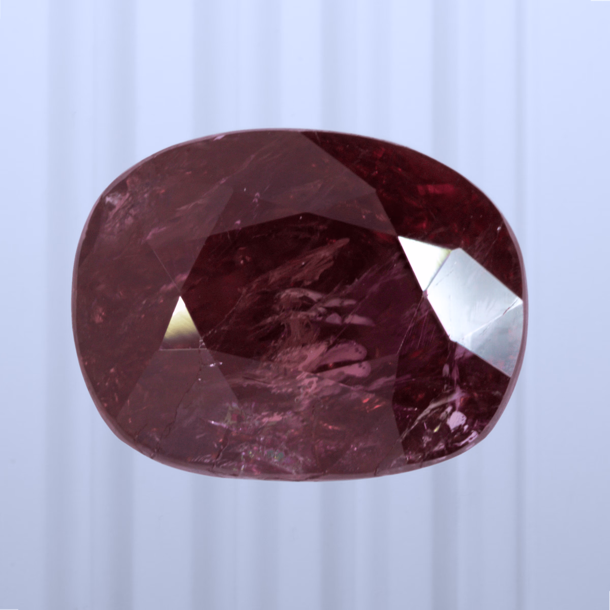 3.35 ct Ruby, Mozambique, Unheated/Untreated, Cushion Cut, photo 1 of 3