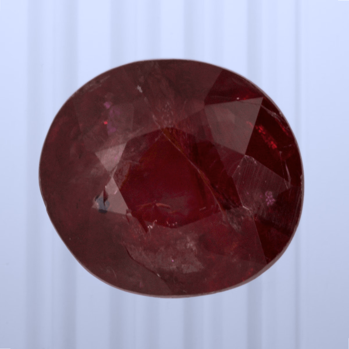 1.07 ct Ruby, Madagascar, Unheated/Untreated, Oval Cut, photo 1 of 3