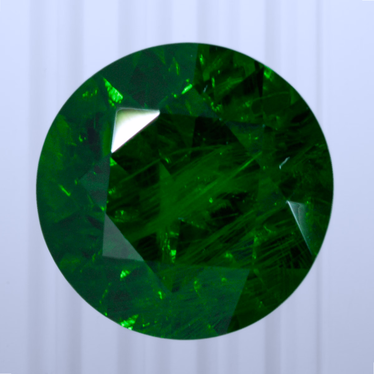 0.72 ct Demantoid, Russia, Unheated/Untreated, Round Cut, photo 1 of 4