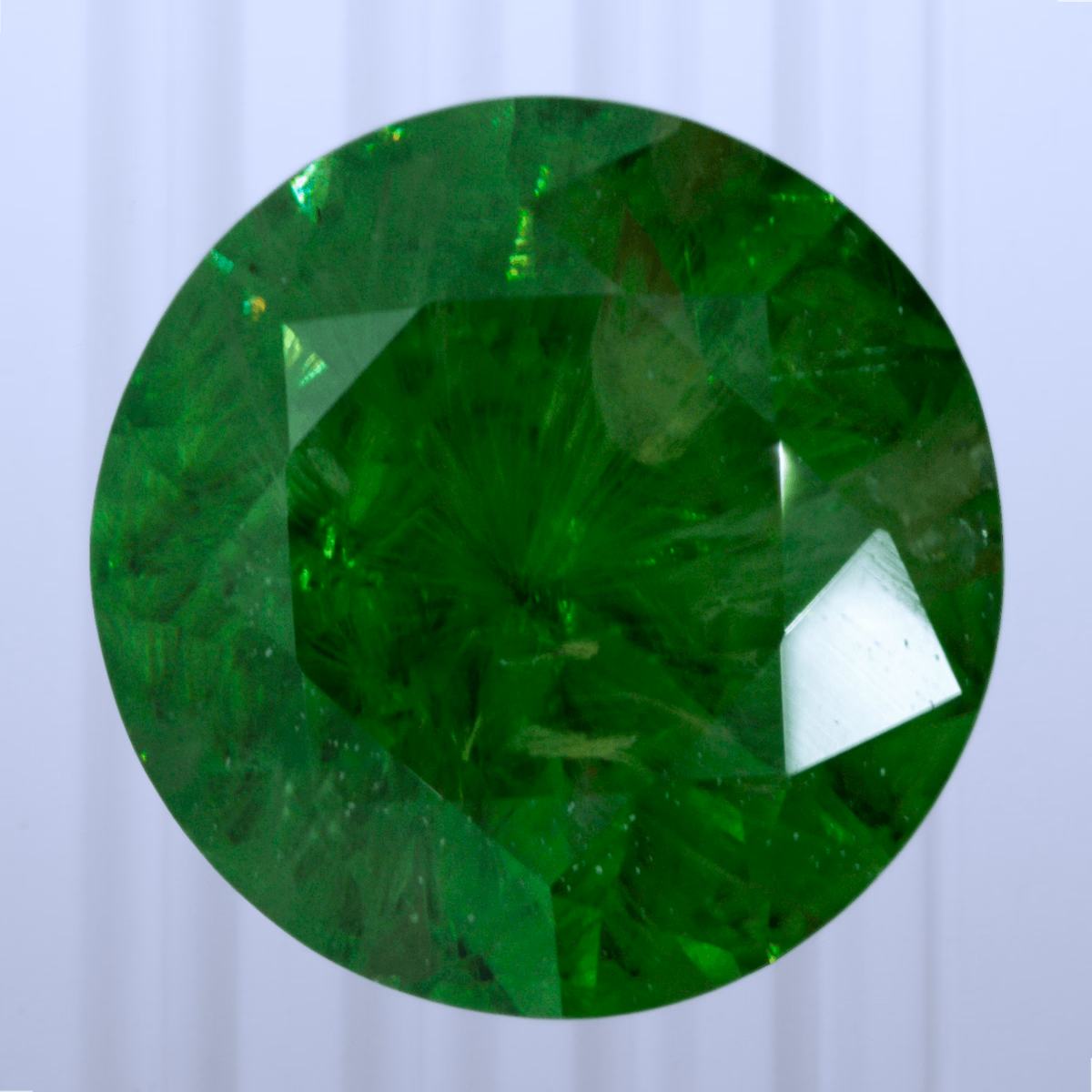 1.53 ct Demantoid, Russia, Unheated/Untreated, Round Cut, photo 1 of 4