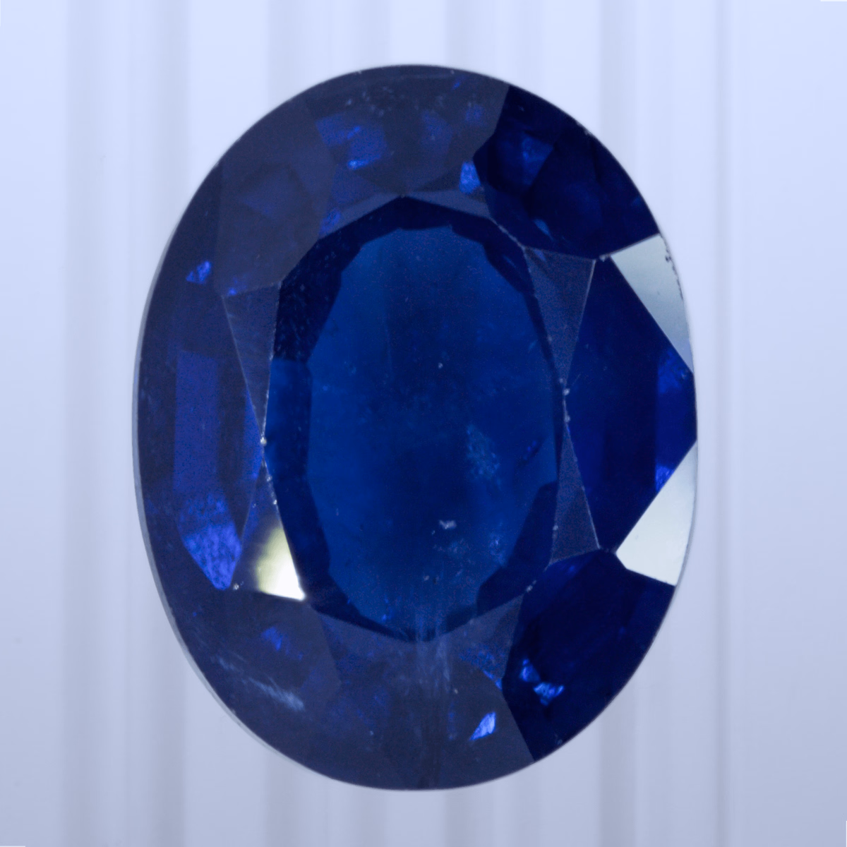3.16 ct Royal Blue Sapphire, Sri Lanka (Ceylon), Heated, Oval Cut, photo 1 of 5
