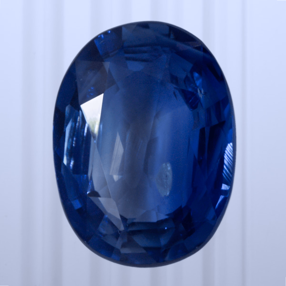 1.29 ct Cornflower Sapphire, Sri Lanka (Ceylon), Heated, Oval Cut, photo 1 of 4