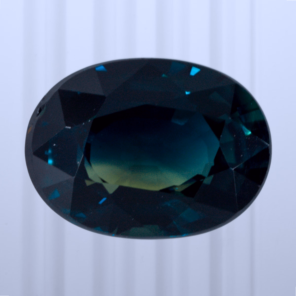 1.96 ct Teal Sapphire, Australia, Unheated/Untreated, Oval Cut, photo 1 of 5