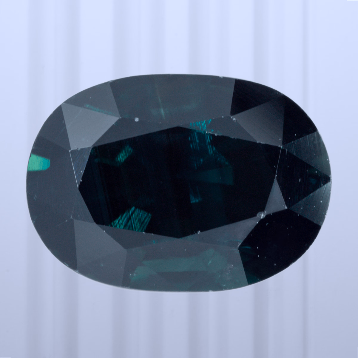 6.53 ct Teal Sapphire, Australia, Heated, Oval Cut, photo 1 of 5