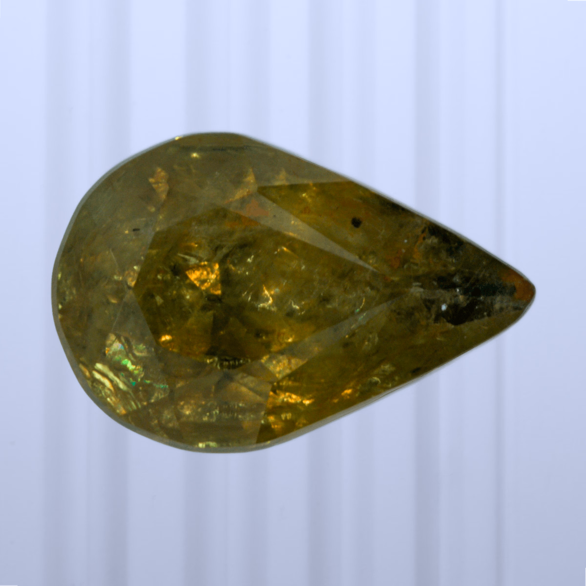1.21 ct Russian Sapphire, Unheated/Untreated, Pear Cut, photo 1 of 5