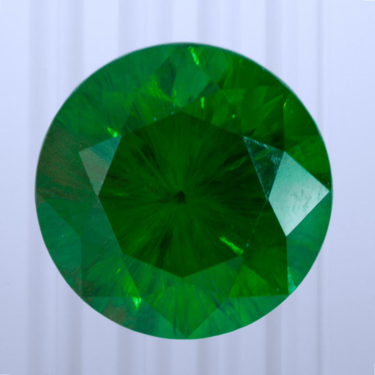 1.37 ct Demantoid, Russia, Unheated/Untreated, Round Cut, photo 1 of 3