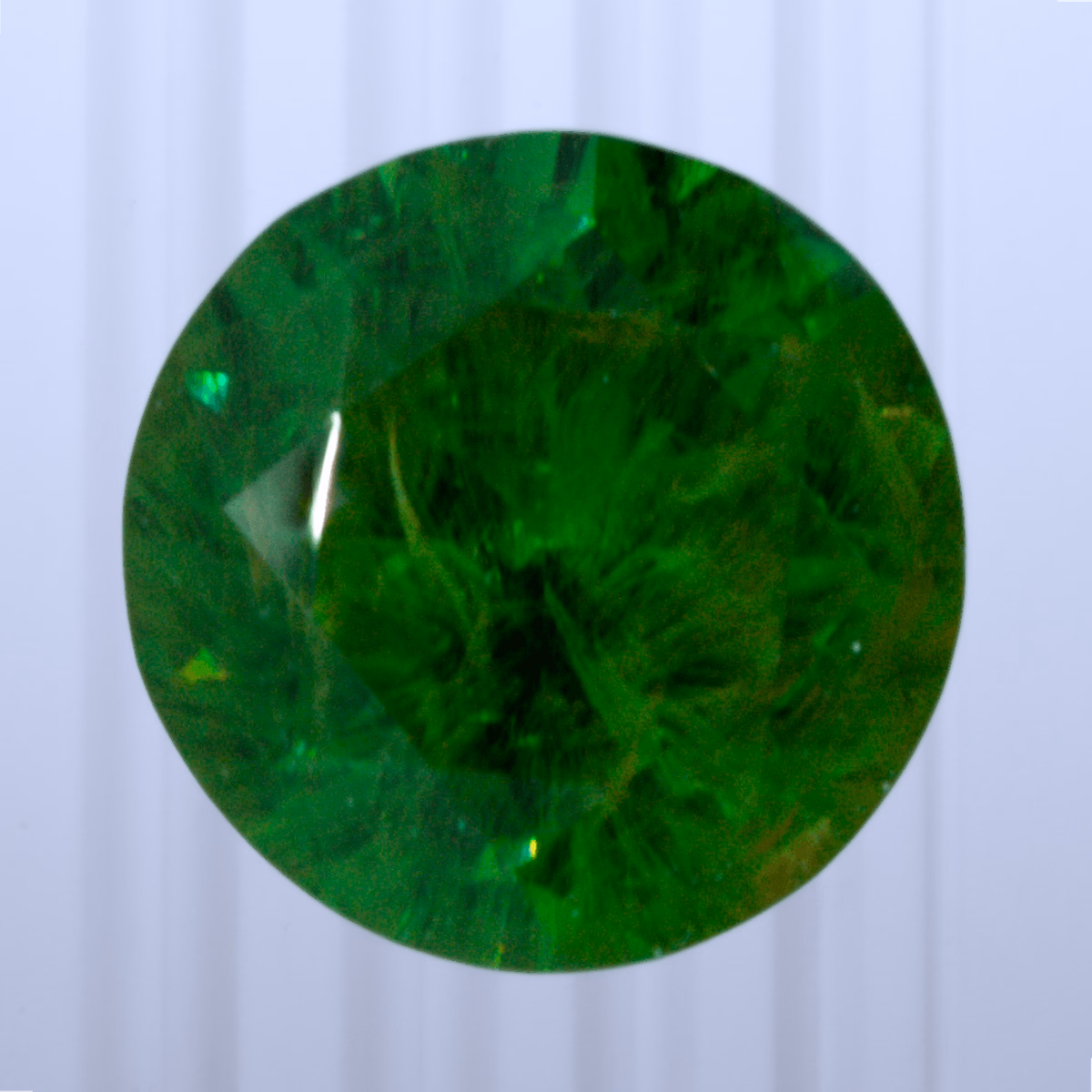 0.52 ct Demantoid, Russia, Unheated/Untreated, Round Cut, photo 1 of 4